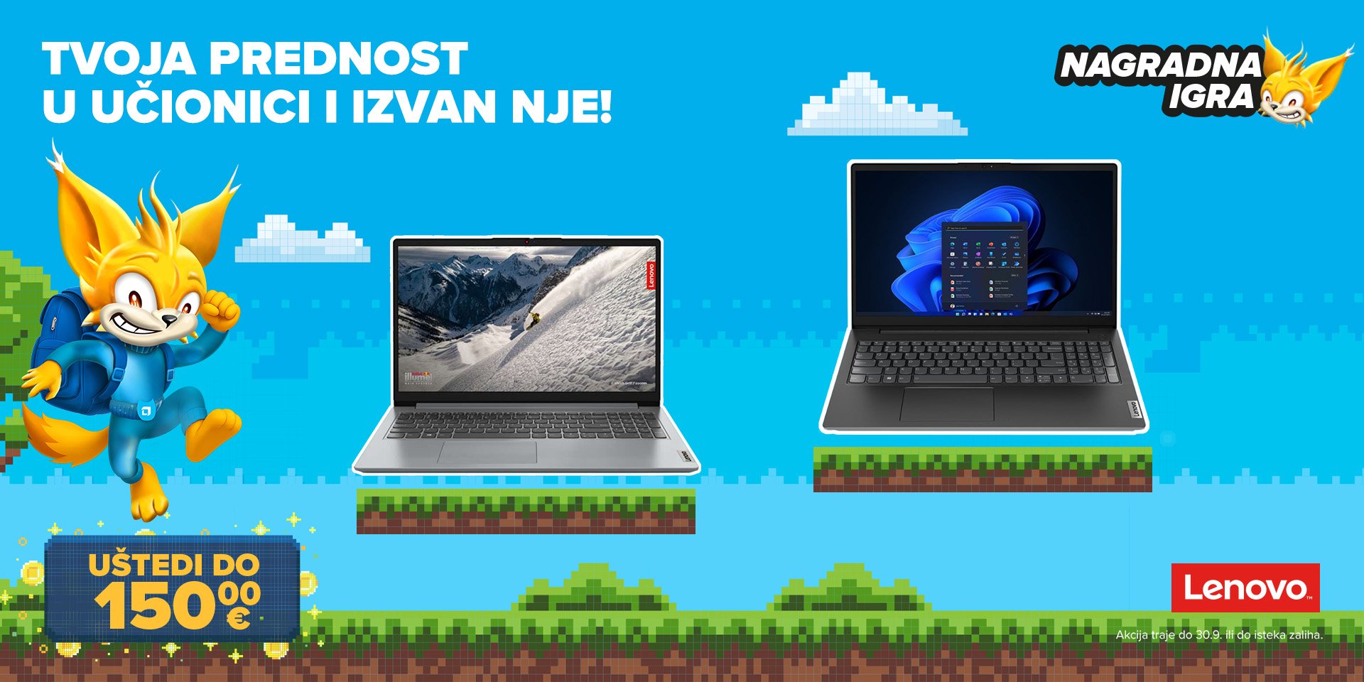 Istraži Lenovo Back to School ponudu i ostvari sjajne popuste